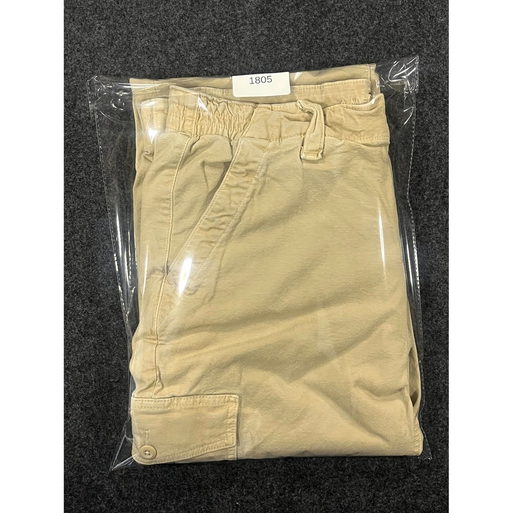 American Eagle Outfitters Cargo Pants Women 12 Khaki Straight Leg Utility Hiking - Picture 14 of 14